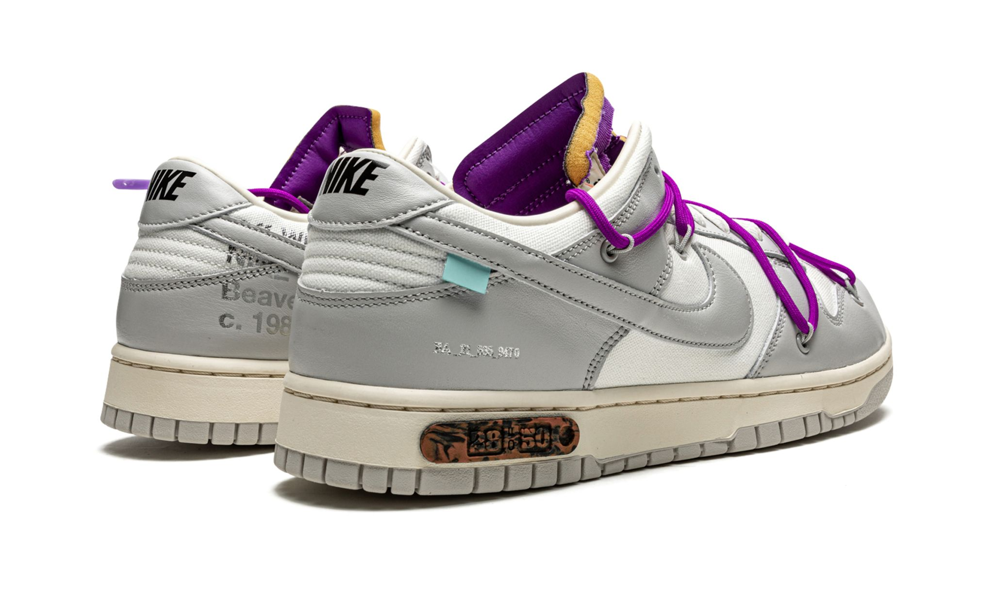 Off-White x Dunk Low 'Lot 28 of 50' Reps 