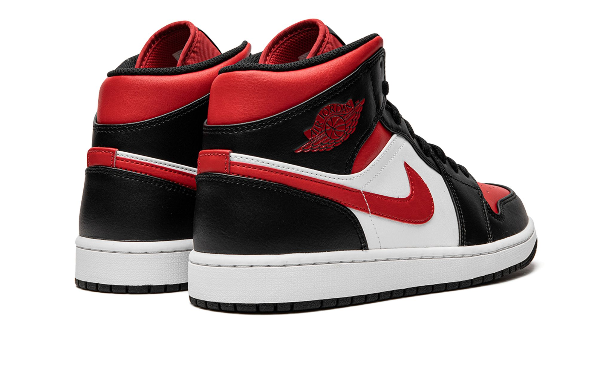 Air Jordan 1 Mid 'Bred Toe' Reps 