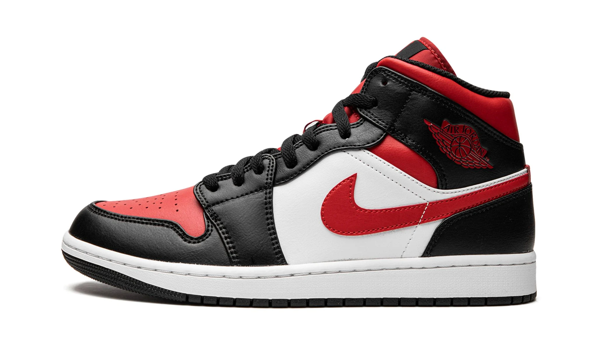 Air Jordan 1 Mid 'Bred Toe' Reps 