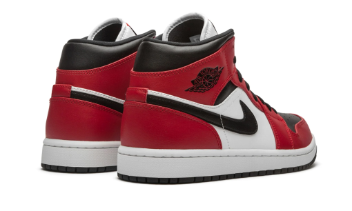 Air Jordan 1 Mid 'Chicago Black Toe' Reps 