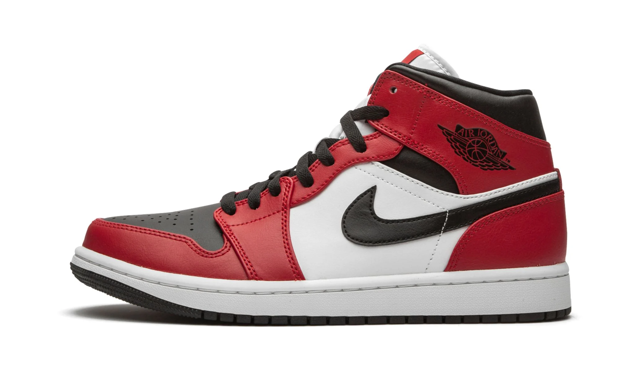 Air Jordan 1 Mid 'Chicago Black Toe' Reps 