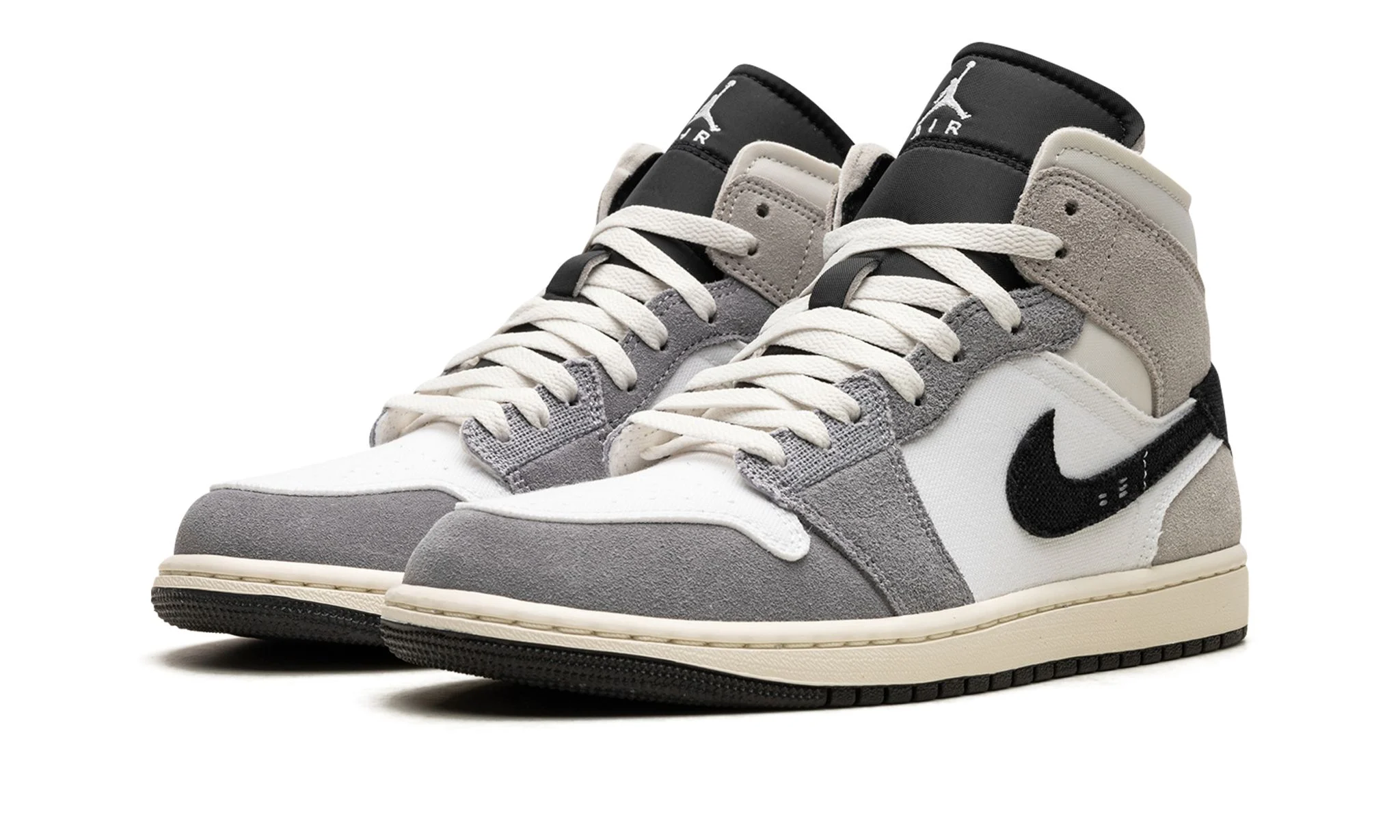 Air Jordan 1 Mid SE Craft 'Cement Grey' Reps 