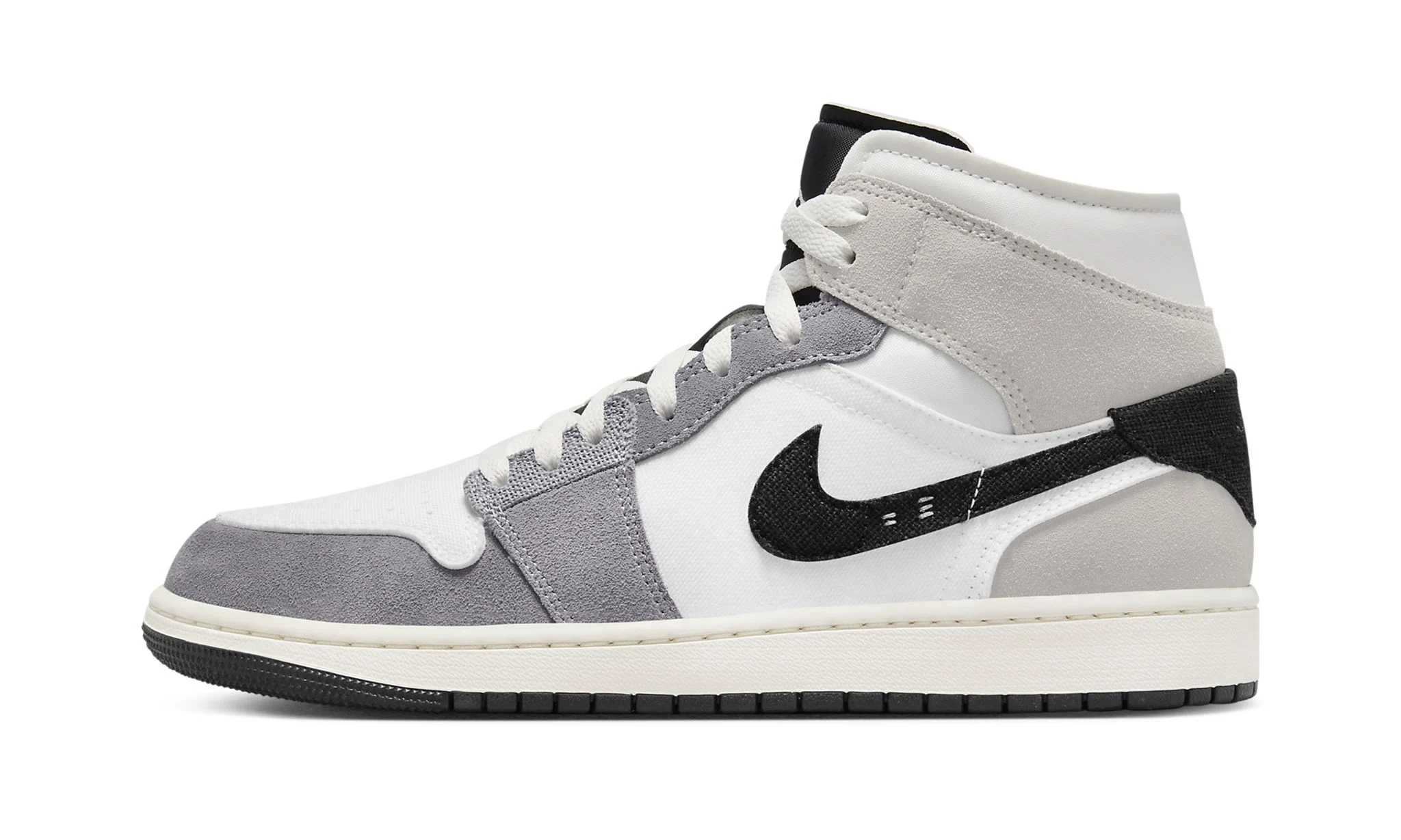 Air Jordan 1 Mid SE Craft 'Cement Grey' Reps 