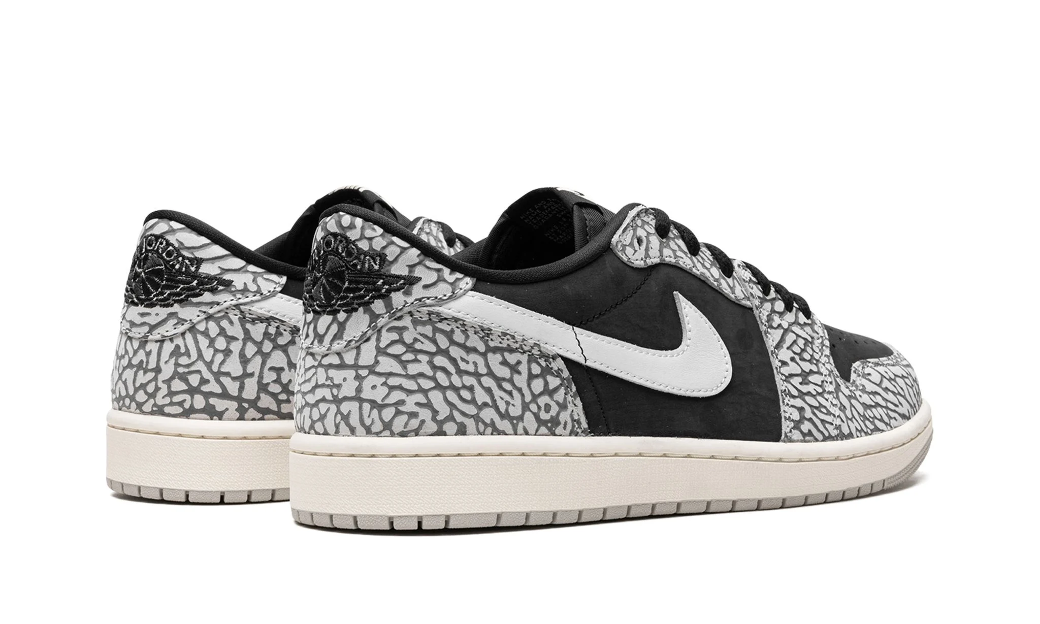 Air Jordan 1 Retro Low OG 'Black Elephant' Reps 