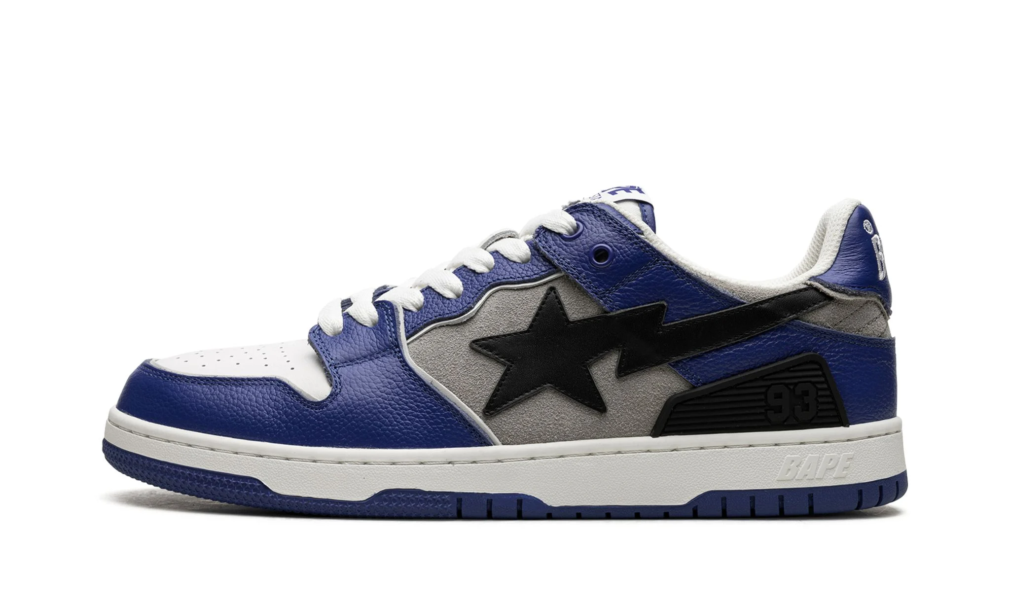 A Bathing Ape Bape SK8 Sta 'Grey Blue' Reps 