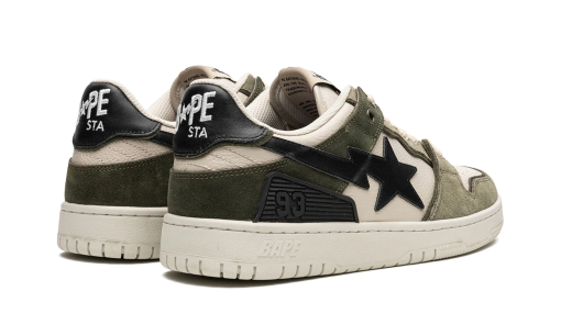A Bathing Ape Bape SK8 Sta 'Olive Darb' Reps 