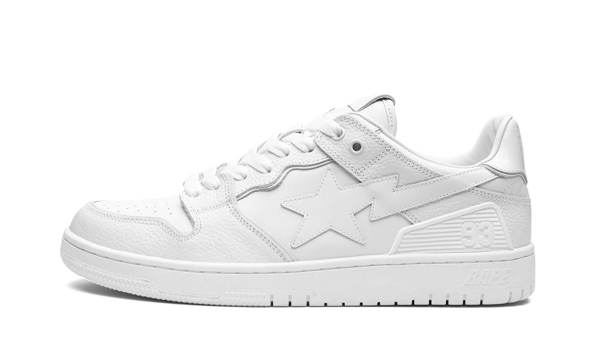 A Bathing Ape Bape SK8 Sta 'White' Reps 