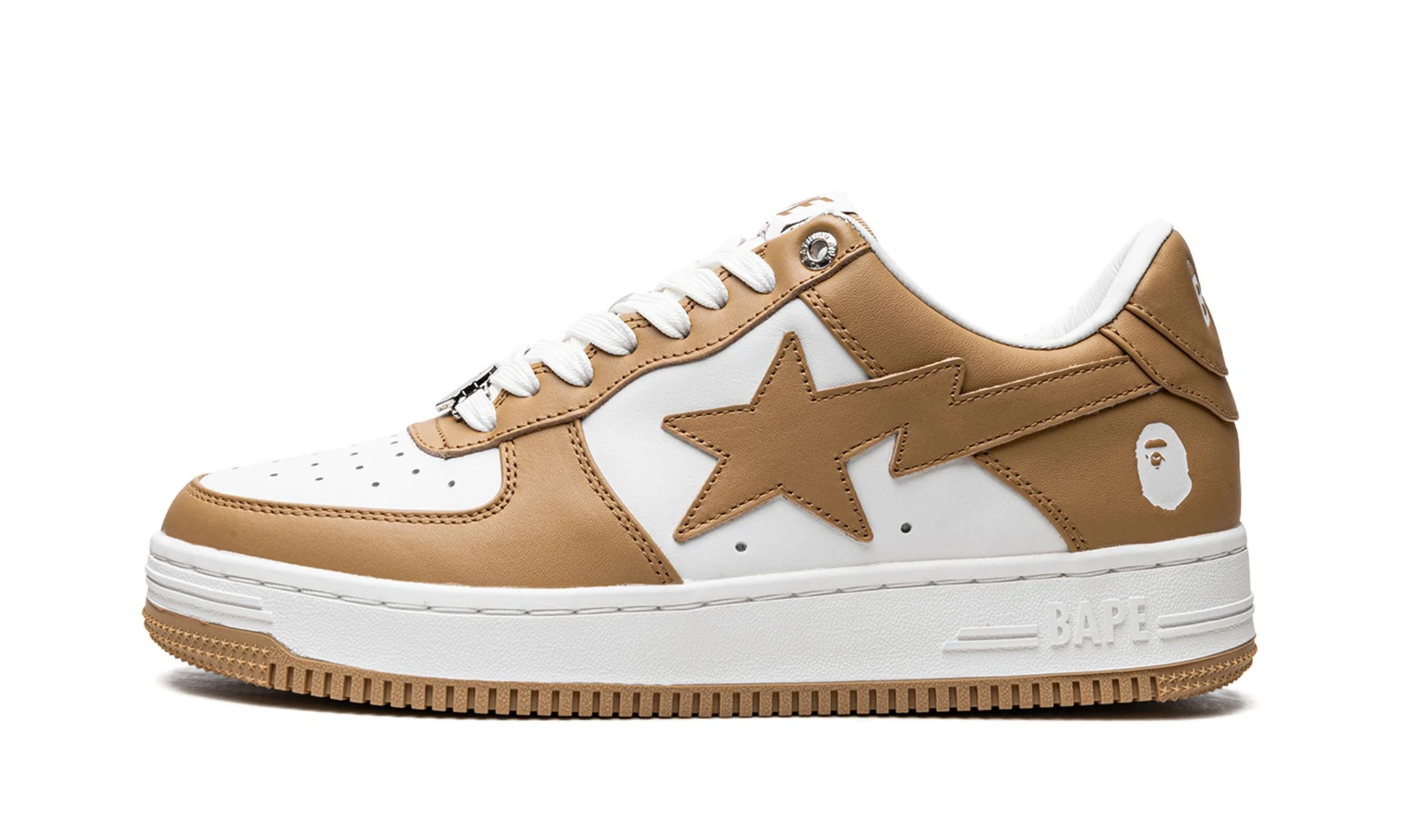 A Bathing Ape Bape Sta 'Beige White' Reps 