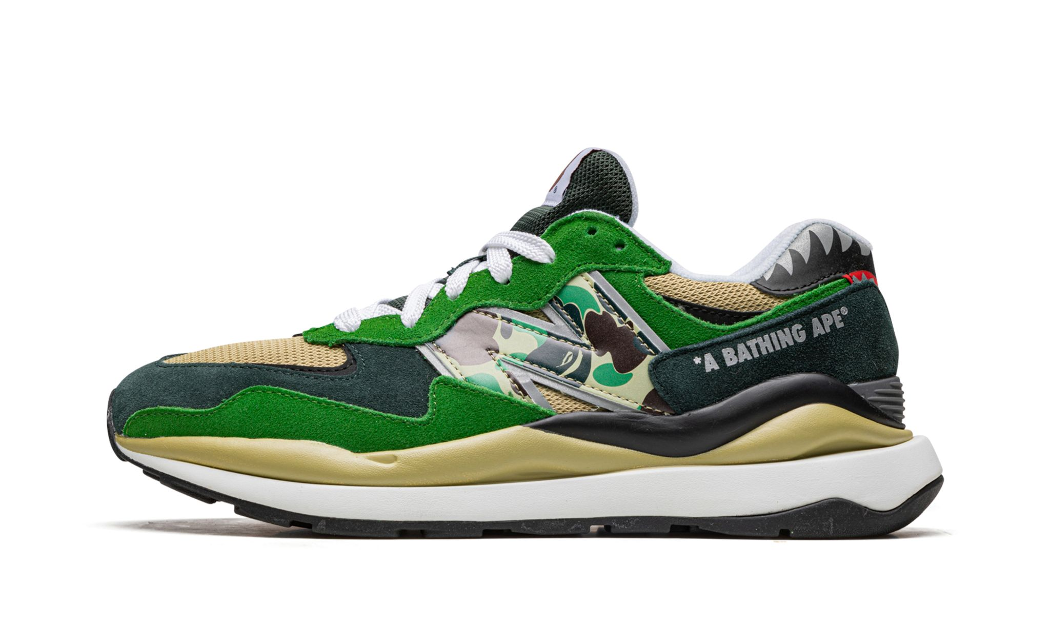 A Bathing Ape x New Balance 57 40 'Green' Reps 