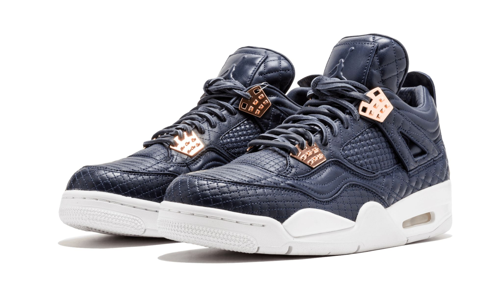Air Jordan 4 Retro Premium 'Obsidian' Reps 