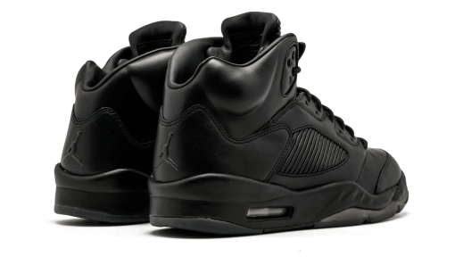 Air Jordan 5 Retro Premium 'Triple Black' Reps 