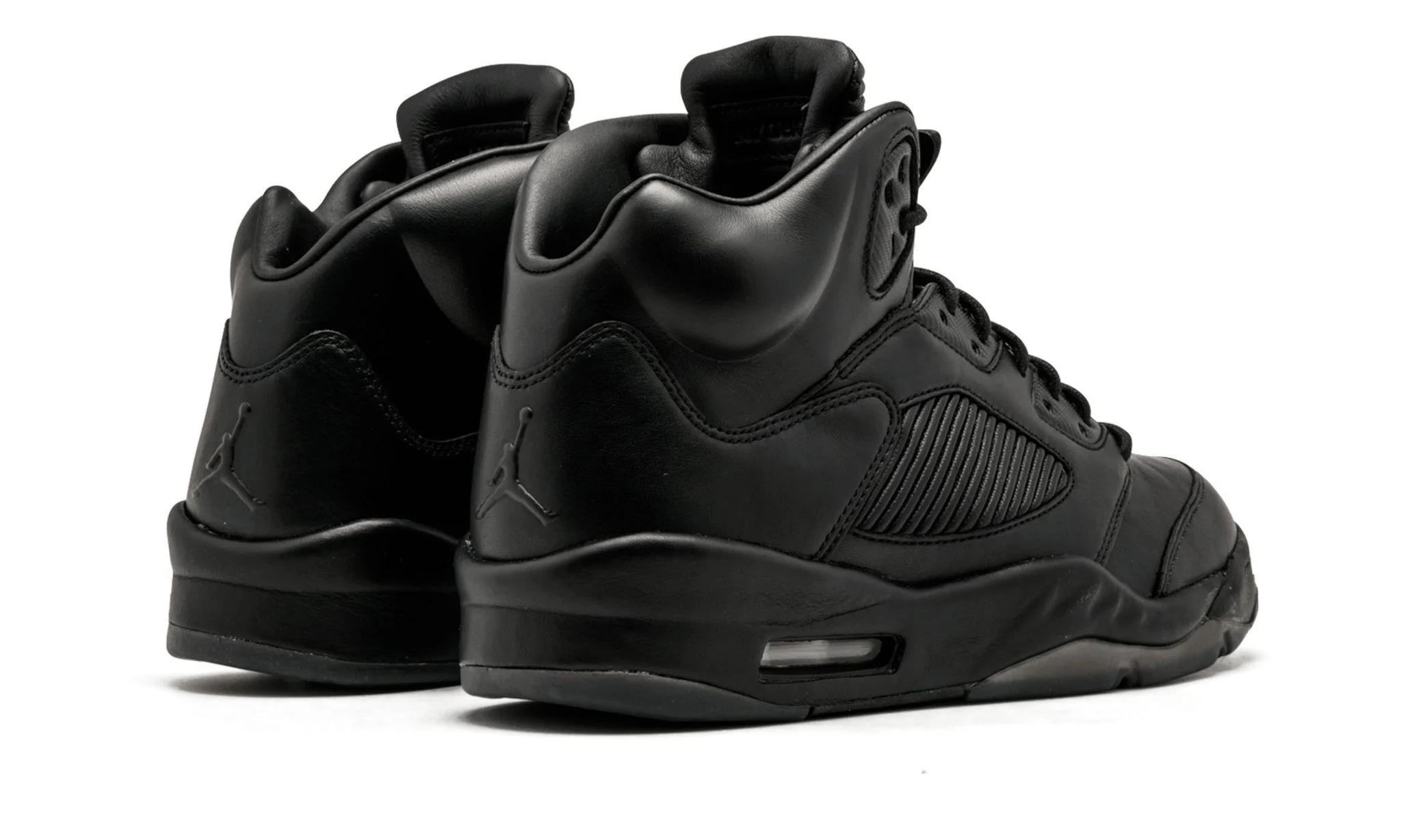 Air Jordan 5 Retro Premium 'Triple Black' Reps 