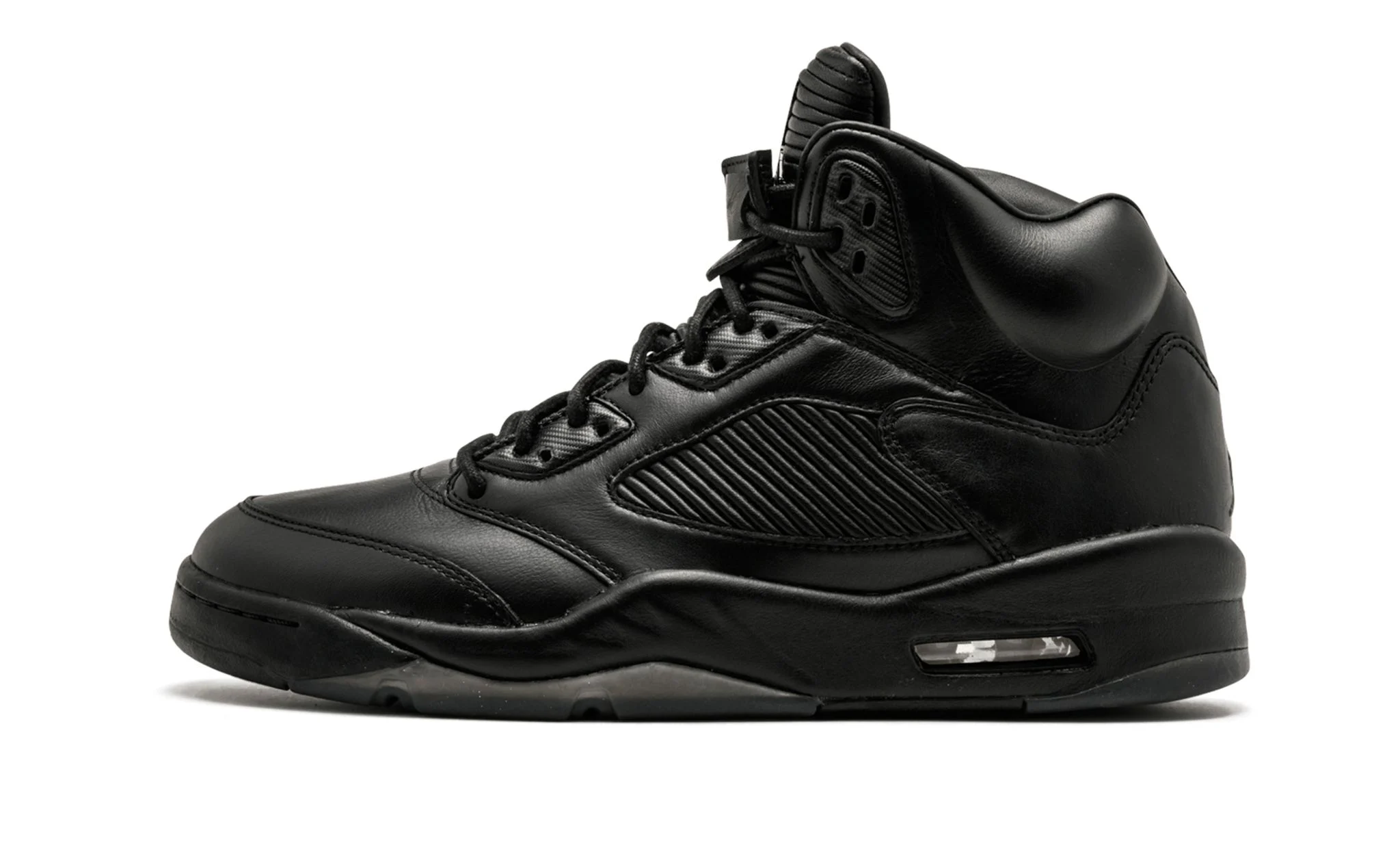 Air Jordan 5 Retro Premium 'Triple Black' Reps 