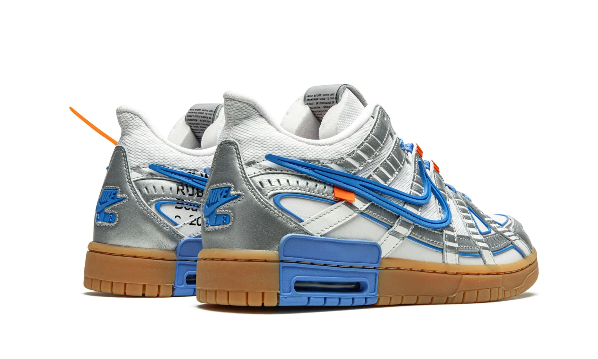 Off-White x Air Rubber Dunk 'University Blue' Reps 
