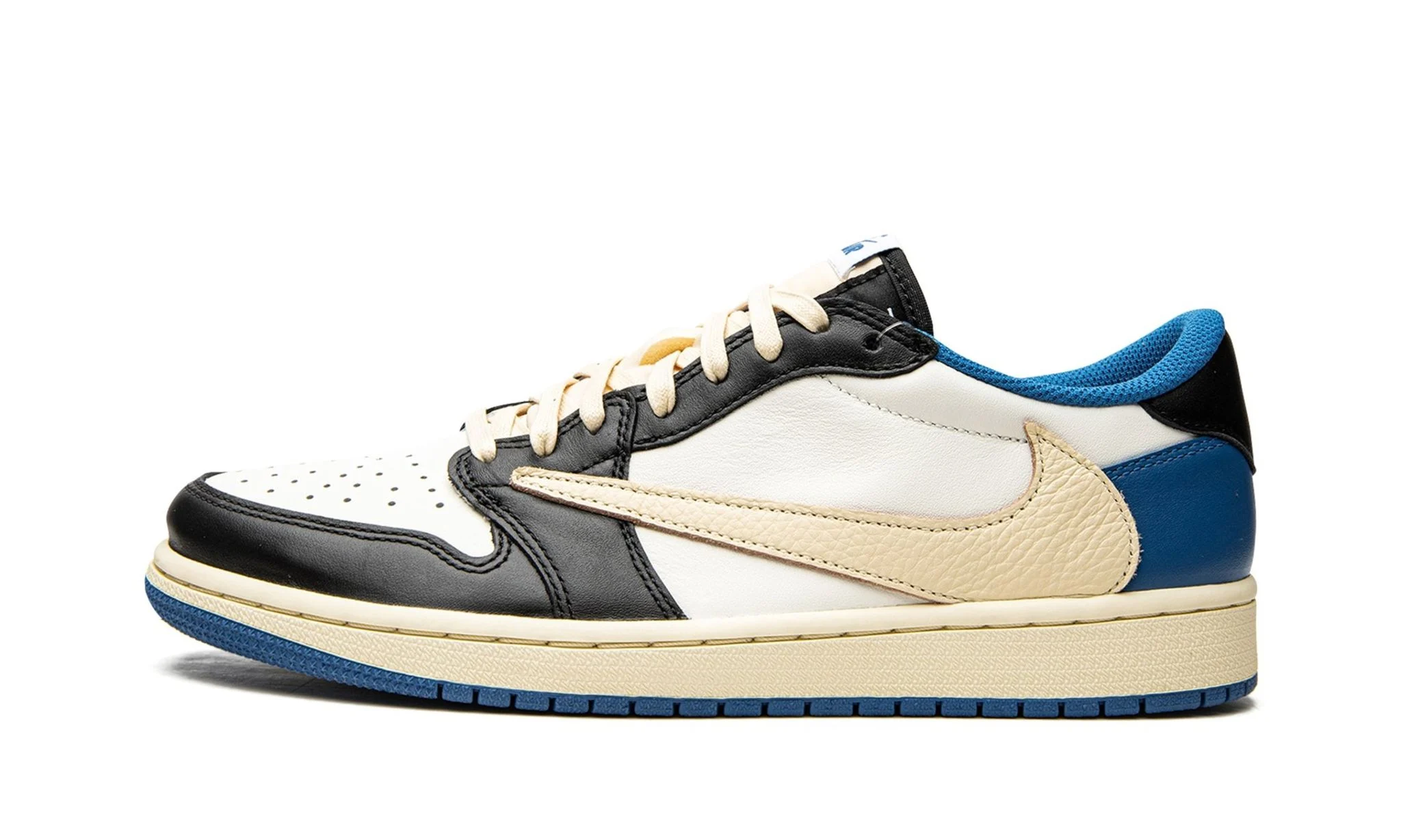 Travis Scott x Fragment x Air Jordan 1 Retro Low 'Military Blue' Reps 